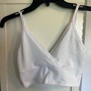 Brandy Melville White Amara Tank Never Worn. One size fits all.